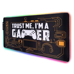 I’m a Gamer RGB Gaming Mouse Pad